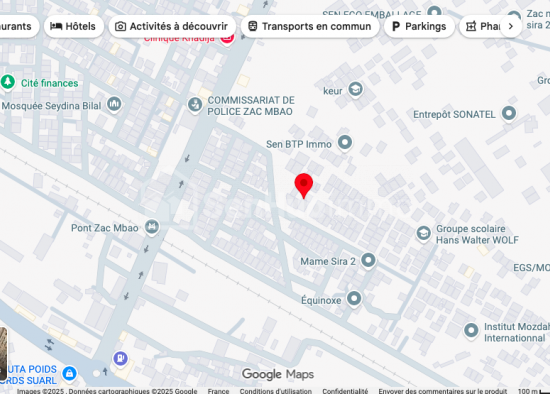 vente de terrain à zac mbao